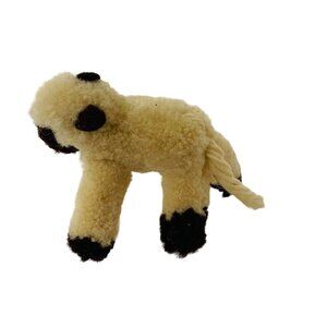 Vintage Wool Plush Lamb Handmade 2 1/2"